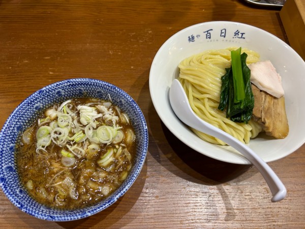 「魚介つけ麺　大」@麺や百日紅の写真
