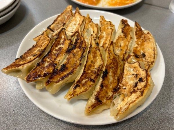 「餃子600円×二人前 他」@永利菜館の写真