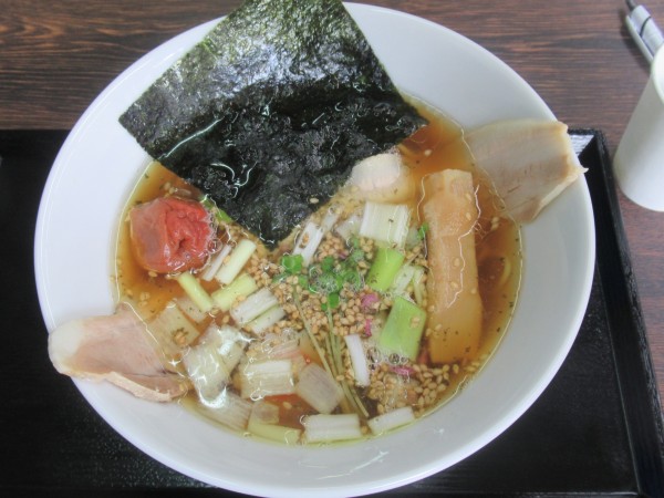 「梅の里青梅の元祖梅中華そば（1,350円）」@麺処しんすけの写真