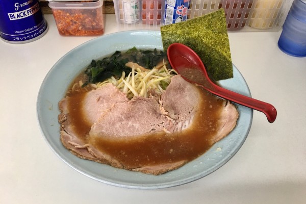 「ねぎチャーシュー 並 970円」@◯つばき食堂の写真