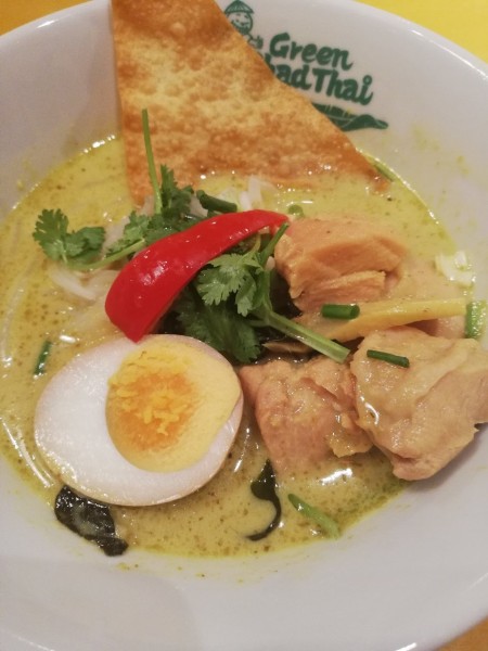 「グリーンカレーラーメン」@グリーンパッタイ 大崎店の写真