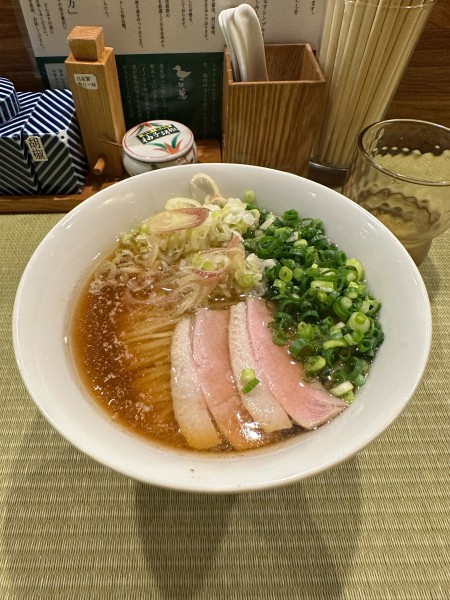 「鴨らーめん＋味玉」@らーめん 鴨to葱の写真