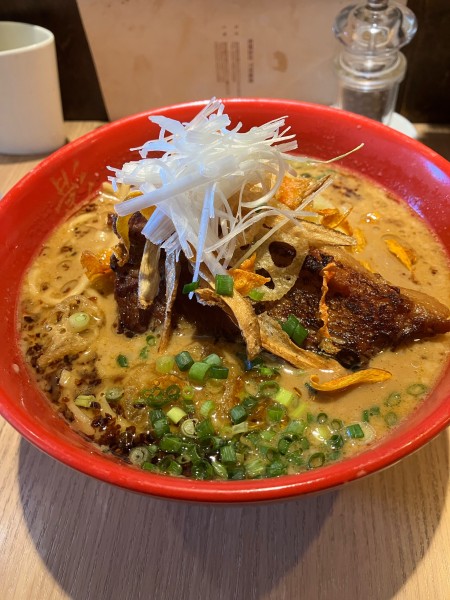 「赤虎　＋追加麺」@影虎の写真