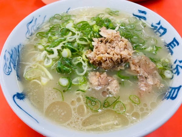 「ラーメン 550円」@元祖 長浜屋の写真