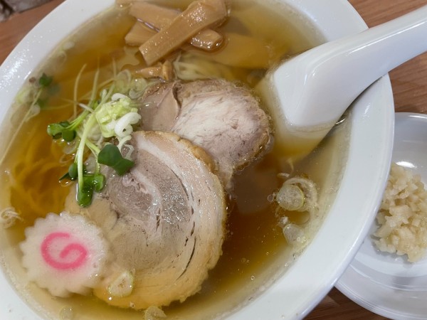 「ラーメン750円+ニンニク100円」@青竹手打ち佐野ラーメン さちやの写真