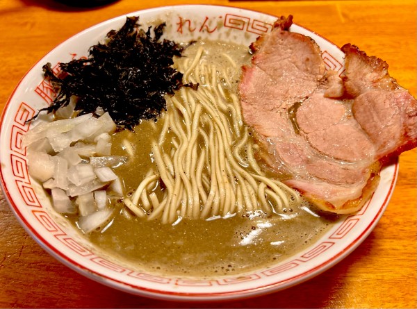 「セメント煮干し」@豚骨らーめん れんの写真