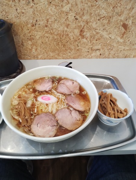 「チャーシューワンタン麺+メンマ　1550円」@中海岸 大勝軒の写真