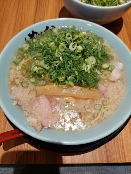 「九条ネギらーめん＋ネギチャー丼」@京都拉麺 めんくらの写真