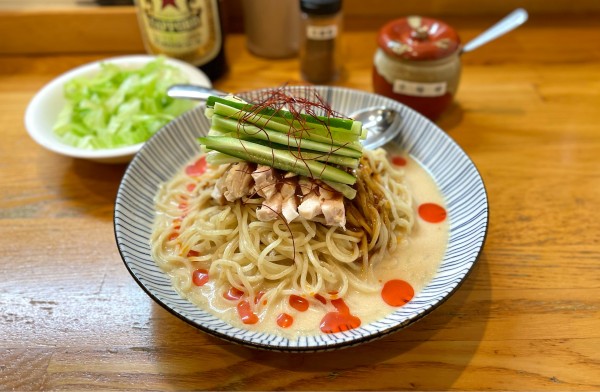 「【限定】冷たいごまそば¥950、大盛り無料」@しなそば 天味の写真