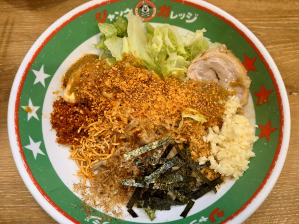 「パワフル冷やしまぜそば」@ジャンクガレッジ 熊谷店の写真