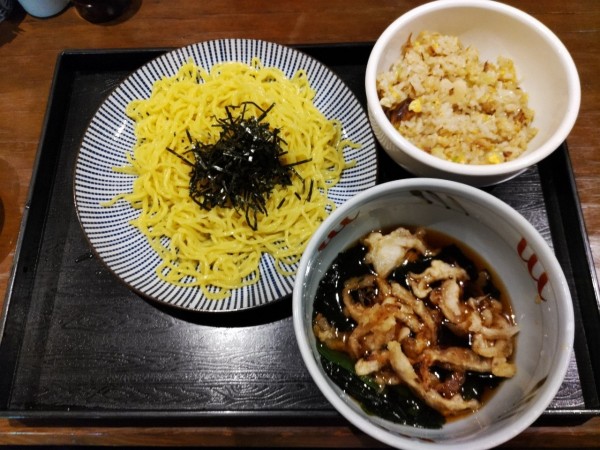 「ざるラーメン+チャーハンセット」@麺や 侘助の写真