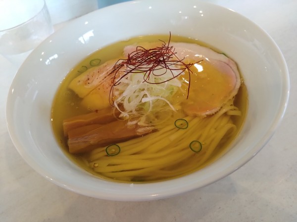 「限定 青唐辛子×地鶏と豚の塩 1100」@青森中華そば オールウェイズの写真