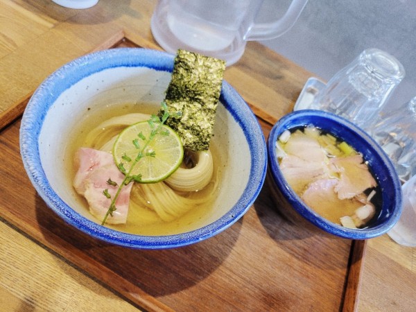 「昆布水つけめん 塩 (並)」@YOKOKURA STOREHOUSEの写真