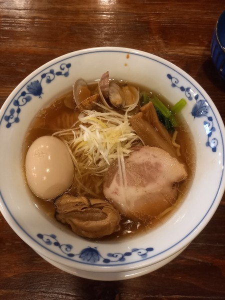「特製貝だし醤油ラーメン¥1200」@貝料理 梵厨の写真