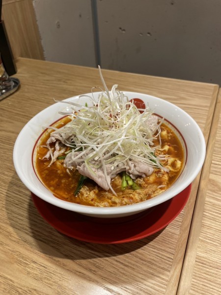 「カレー辛麺」@麺屋 アシタマの写真