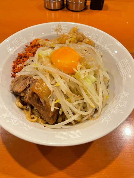 「汁なし　ミニ」@麺屋 長次郎の写真