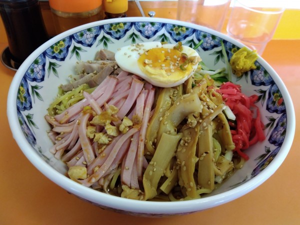 「冷やし中華」@すずめの写真