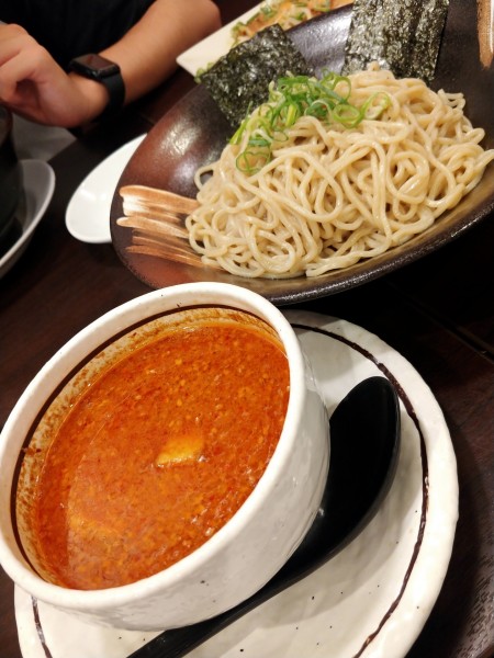 「ぴり辛つけ麺」@らーめん東雲亭の写真