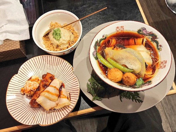 「黒の日 プレノワールと松茸、など」@トーキョーニューミクスチャーヌードル 八咫烏 CHIKARABOの写真