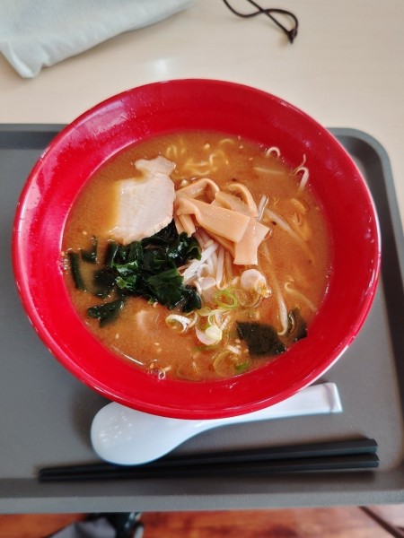 「みそラーメン(480円)」@武蔵村山市役所 市民レストランの写真