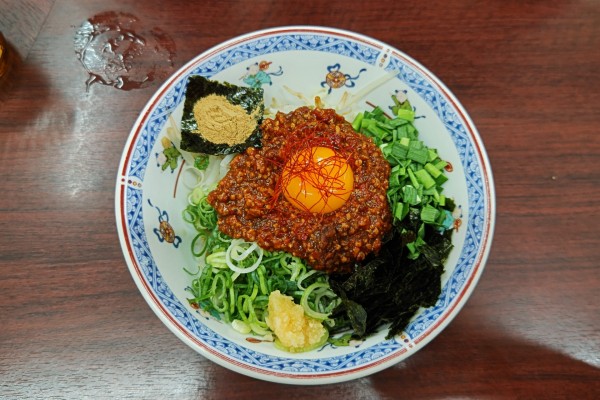 「台湾まぜそば」@元祖熟成細麺 香来 中央市場店の写真