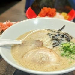 白丸元味＋明太子ごはんセット＋替玉（850円＋320円＋150円