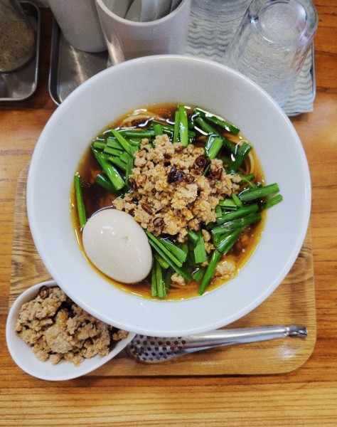 「[ABEno限定]ピリ辛ラーメン + 辛ミンチ」@アメノオトの写真