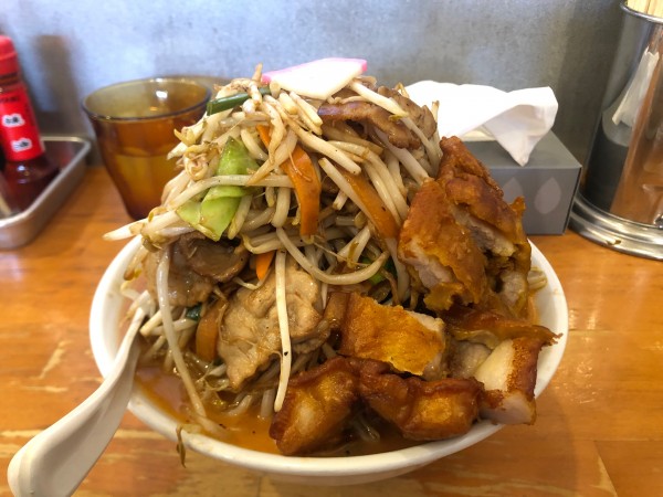 「排骨トマトタンメン野菜増し」@極濃湯麺 フタツメ 貝沢店の写真