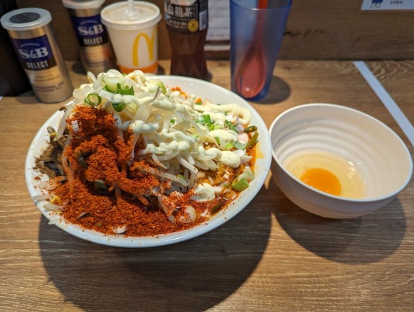 「麻婆ビリー　汁なし」@麺屋 浜一の写真