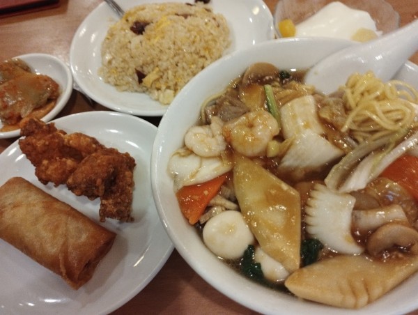 「麺飯セット 五目そば・炒飯セット(1,045)」@龍翔記の写真