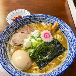 中華そば+味玉+海老辛味