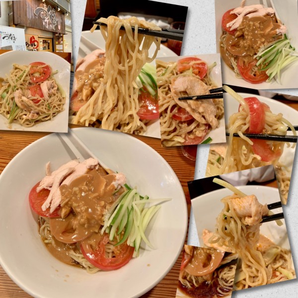 「【月限定】棒棒鶏涼麺1300円」@らぁ麺屋 つなぎの写真