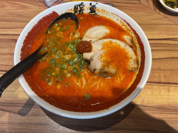 「烈火ラーメン(激辛)950円」@ラーメン暖暮 恵比寿南店の写真