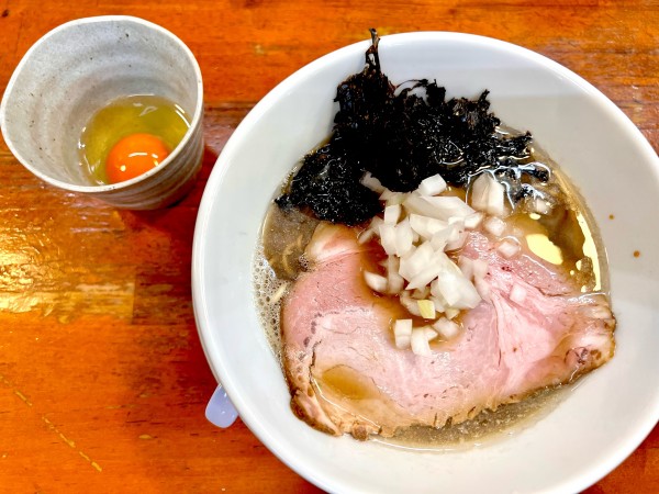 「濁り煮干しそば（醤油）950円」@会津ばんだいらーめん 伊勢崎店の写真