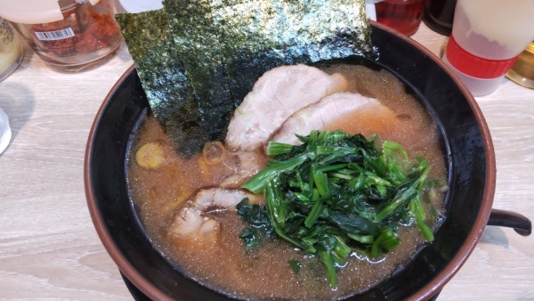 「朝らーめん500円油多め」@ラーメン桜道の写真