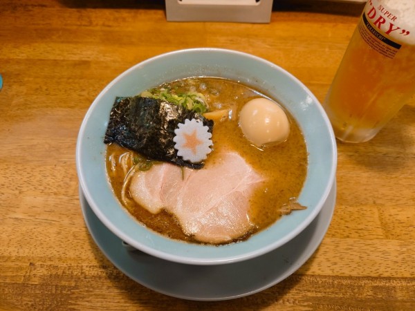 「味玉濃厚魚介豚骨ラーメン」@麺匠うえ田の写真