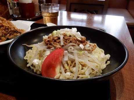 「担々冷麺＋半チャーハン」@味仙 平河町店の写真