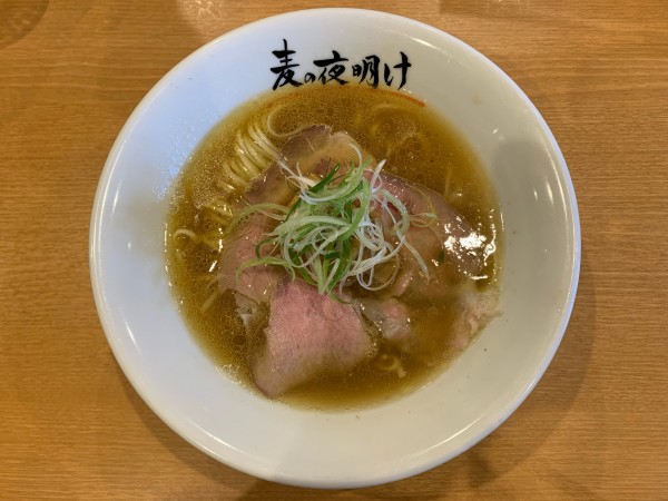 「帆立と山椒の中華そば」@麦の夜明けの写真