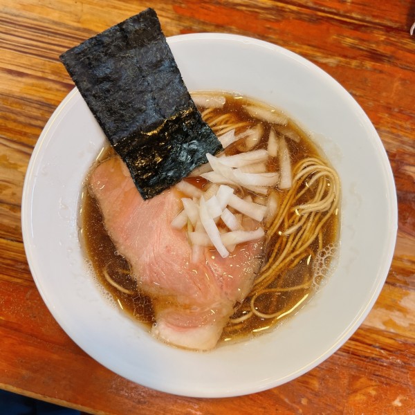 「銀鱗煮干しそば」@会津ばんだいらーめん 伊勢崎店の写真