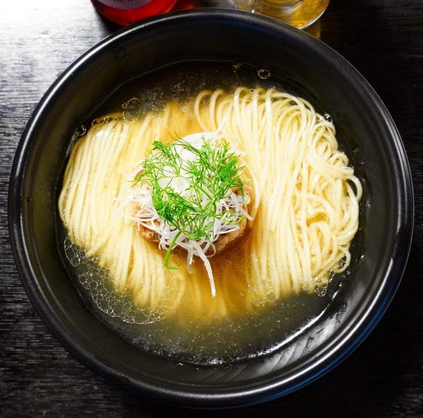 「【蔵フト麦酒ウォーク2023限定】鯵と鶏の塩そば＋コーヒー」@YOKOKURA STOREHOUSEの写真