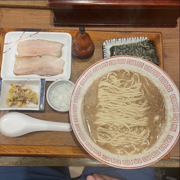 「秋刀魚」@炭火焼濃厚中華そば 奥倫道の写真