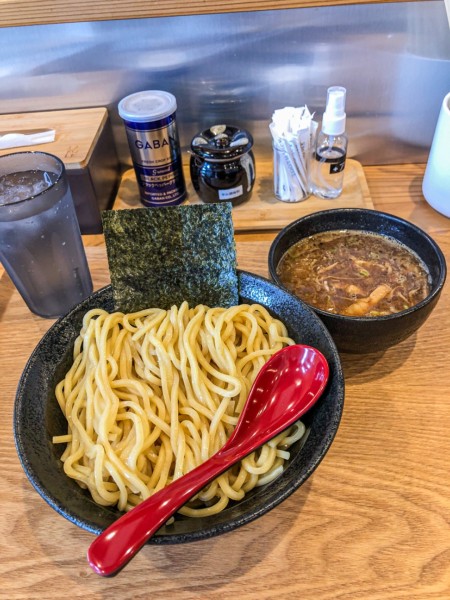 「つけ麺中盛（300g）」@以心麺心 茅ヶ崎店の写真