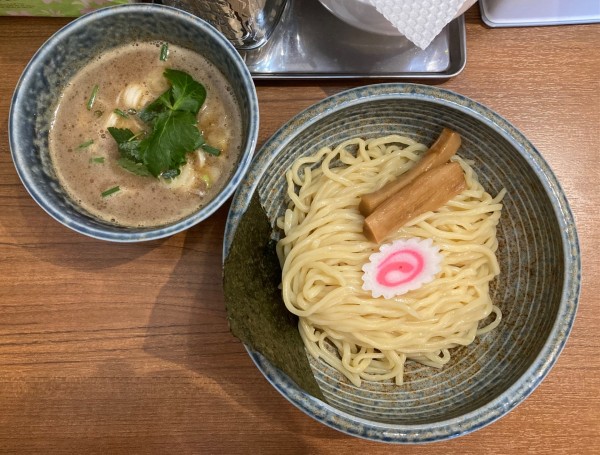 「魚介とんこつつけめん 900円」@麺屋わおんの写真