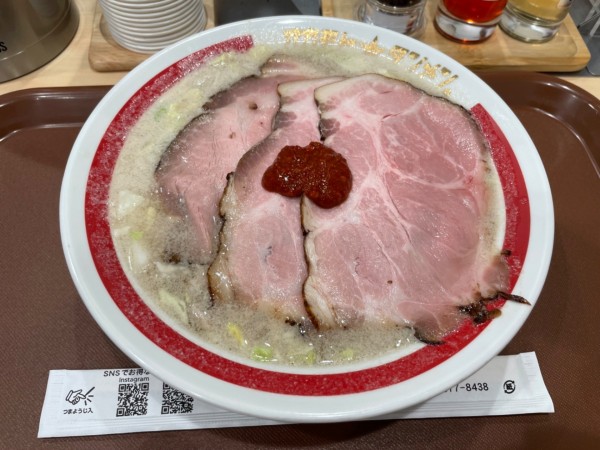 「チャーシュータンメン3辛」@オカモト★タンメン 板橋店の写真