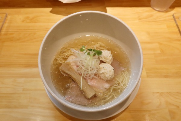 「清湯塩￥１０００」@宍道湖しじみ中華蕎麦 尊の写真