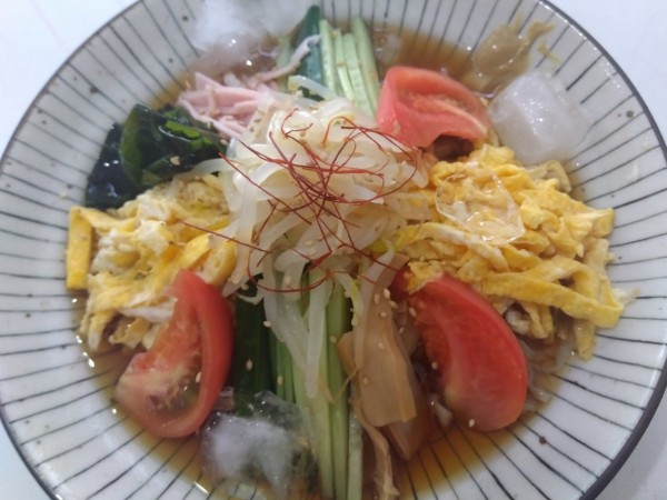 「（夏季限定）冷やし中華¥950」@松一食堂の写真