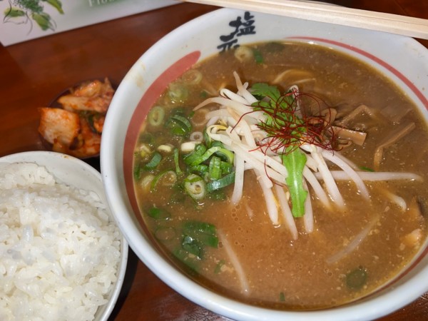 「味噌ラーメン+ライス(1023+176円)」@京都 塩元帥の写真