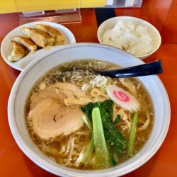佐野ラーメン（醤油）￥750