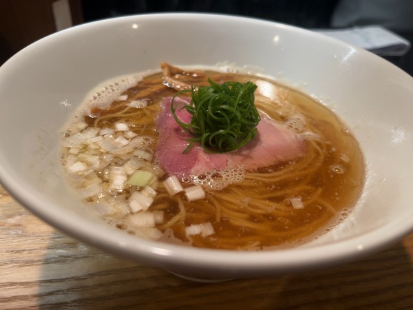 「塩らぁ麺」@のど黒らぁ麺 永屋の写真