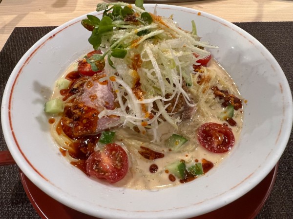 「【8月21～31日限定】冷やし担々麺（1000円）」@らーめん セアブラノ神 壬生本店の写真